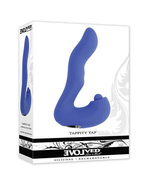 Evolved Novelties Evolved Tappity Tap Vibrator - Blue Vibrators