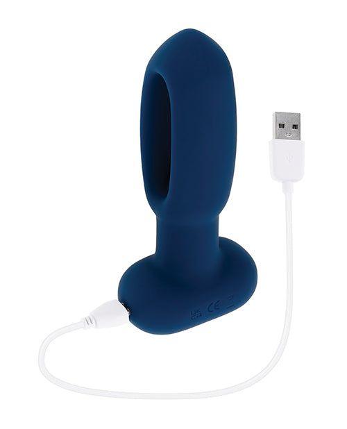 Evolved Novelties Evolved The Flapper Remote Controlled Clit Tickler &amp; Vibrator - Blue Vibrators