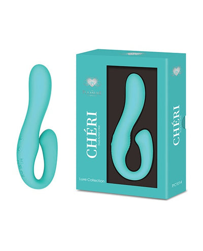 Full Circle Usa Cheri Dual Action Vibrator - Teal Vibrators