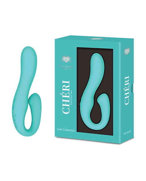 Full Circle Usa Cheri Dual Action Vibrator - Teal Vibrators