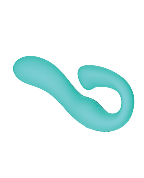 Full Circle Usa Cheri Dual Action Vibrator - Teal Vibrators
