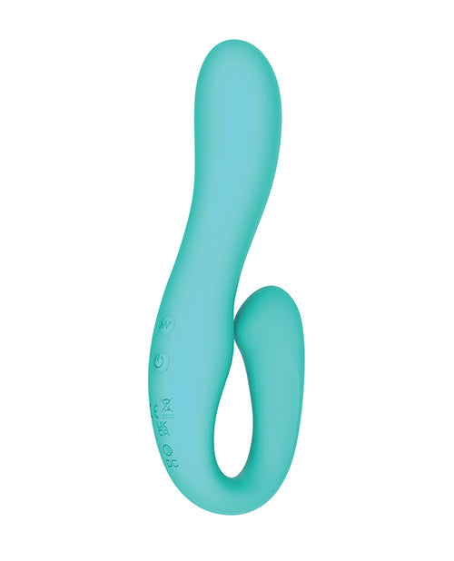 Full Circle Usa Cheri Dual Action Vibrator - Teal Vibrators