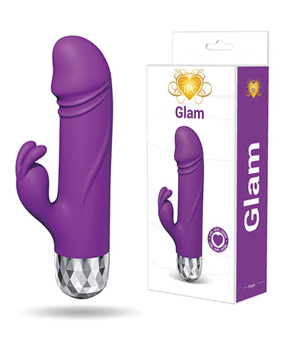 Full Circle Usa Glam Rabbit Bullet - Purple Vibrators