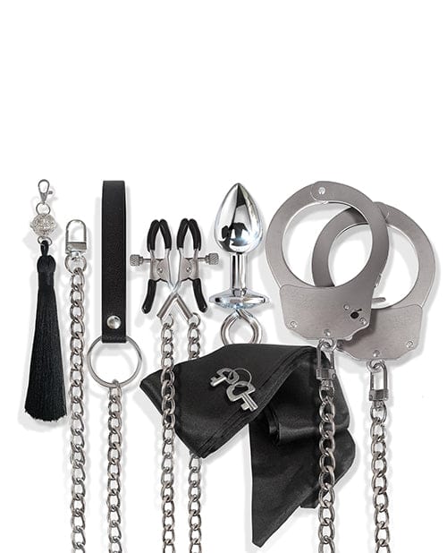 Global Novelties LLC Nixie Interchangeable 8 Pc Bondage Kit Kink &amp; BDSM