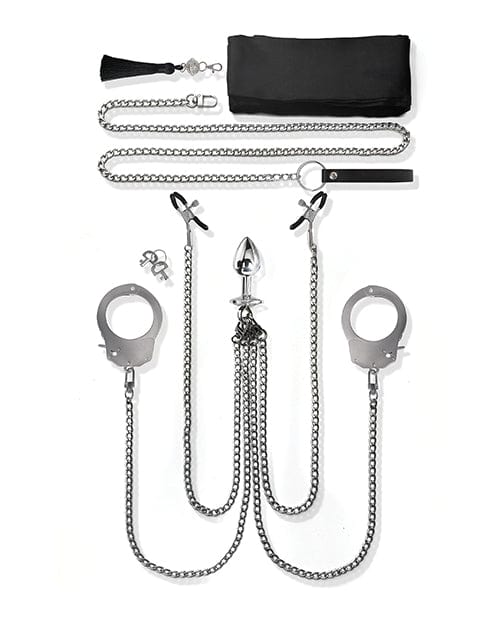 Global Novelties LLC Nixie Interchangeable 8 Pc Bondage Kit Kink &amp; BDSM