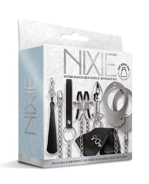 Global Novelties LLC Nixie Interchangeable 8 Pc Bondage Kit Kink & BDSM