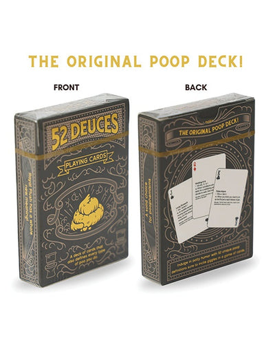 Good Egg Greetings LLC 52 Deuces Poop Themed Playing Cards Novelties
