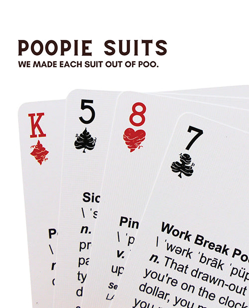 Good Egg Greetings LLC 52 Deuces Poop Themed Playing Cards Novelties