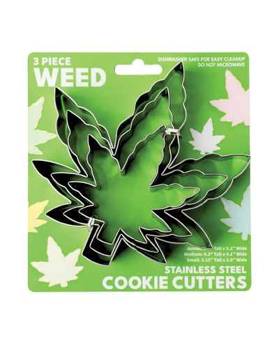 Good Egg Greetings LLC Cookie Cutter Sets - 3 pc Weed Novelties