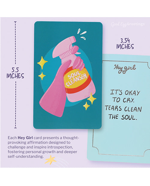 Good Egg Greetings LLC Hey Girl: Empowering &amp; Sassy Affirmation Deck Novelties