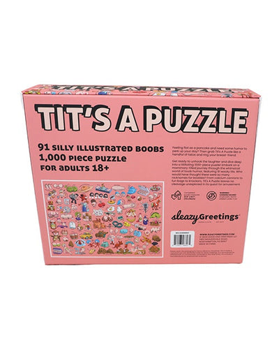 Good Egg Greetings LLC Tit's A Puzzle 1000 Piece Boob Themed Puzzle Novelties