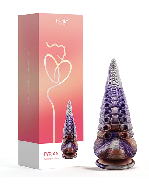 Honey Play Box Tyrian Tentacle Shape Suction Cup Dildo - Multi Color Dildos