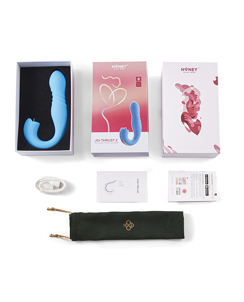Honey Play Box Joi Thrust 2 Thrusting G-Spot Vibrator &amp; Clit Licker Vibrators
