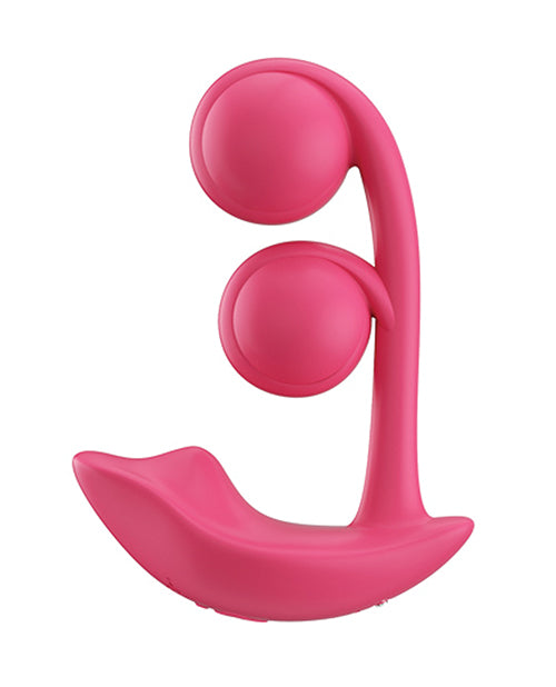 Honey Play Box Melody Twin Balls Clit &amp; G-Spot Vibrator - Pink Vibrators