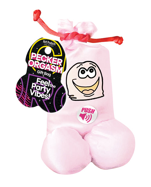 Hott Products Pecker Orgasm Gift Bag - Pink Bachelorette &amp; Party Supplies