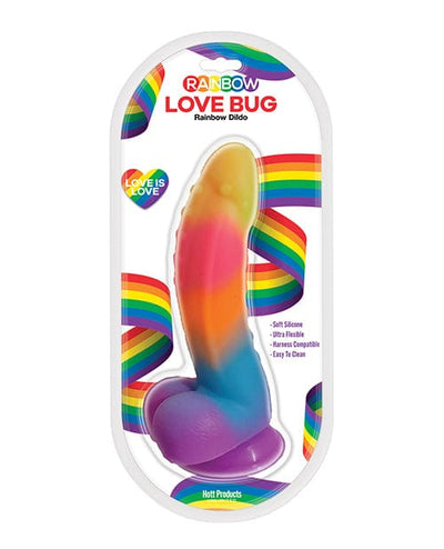 Hott Products Love Bug Dildo - Rainbow Dildos