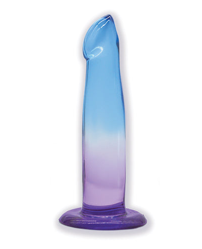 Icon Brands INC Shades Jelly TPR Gradient Dong Small - Blue/Purple Dildos