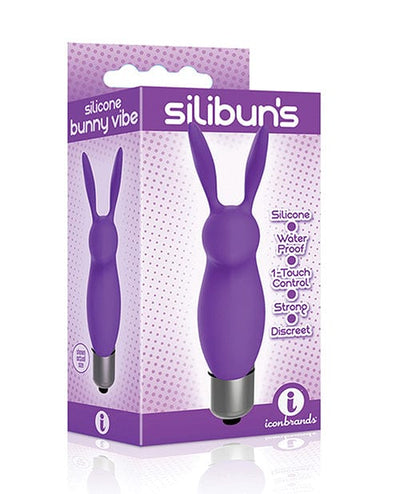 Icon Brands INC The 9's Silibuns Purple Vibrators