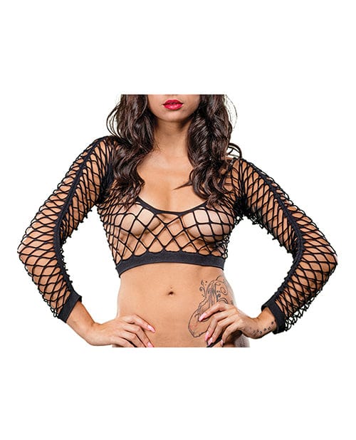 Ilanco Knitting INC Dba Beverly Beverly Hills Naughty Girl Crotchless All Over Mesh Leggings O/s Lingerie &amp; Costumes