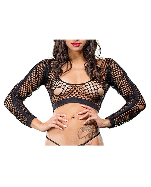Ilanco Knitting INC Dba Beverly Beverly Hills Naughty Girl Crotchless Mixed Hole Leggings O/s Lingerie &amp; Costumes