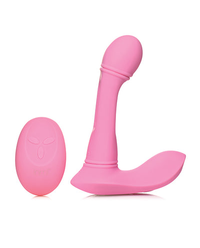 Inmi Inmi G-Flick Flicking G-Spot Vibrator w/Remote - Pink Vibrators