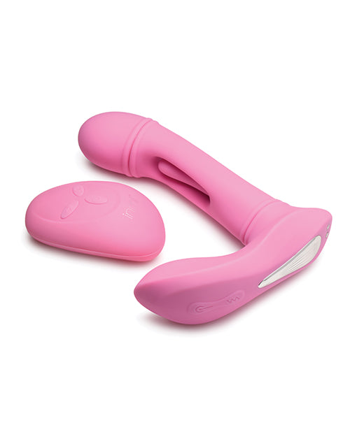 Inmi Inmi G-Flick Flicking G-Spot Vibrator w/Remote - Pink Vibrators