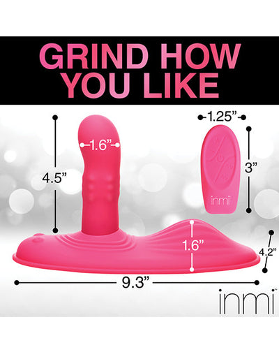 Inmi Inmi Spin N' Grind Rotating & Vibrating Silicone Grinder - Pink Vibrators