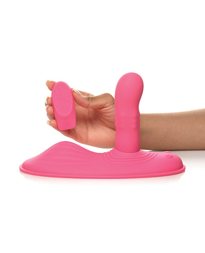 Inmi Inmi Spin N' Grind Rotating & Vibrating Silicone Grinder - Pink Vibrators