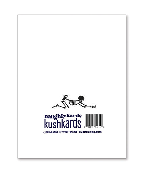Kush Kards Halloween Bending Over Birthday Greeting Card with Sticker Bachelorette &amp; Party Supplies