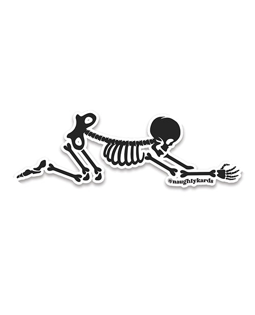 Kush Kards Halloween Bending Over Birthday Greeting Card with Sticker Bachelorette &amp; Party Supplies