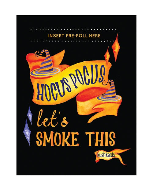 Halloween Hocus Pocus Greeting Card with Matchbook