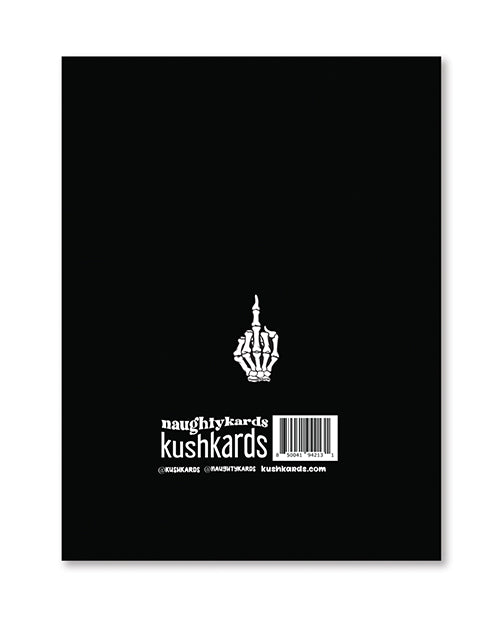 Kush Kards LLC Halloween Rip Fucks Greeting Card w/Sticker Bachelorette &amp; Party Supplies