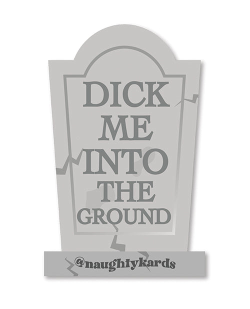 Kush Kards LLC Halloween Dick In Ground Sticker - Pack of 3 Novelties