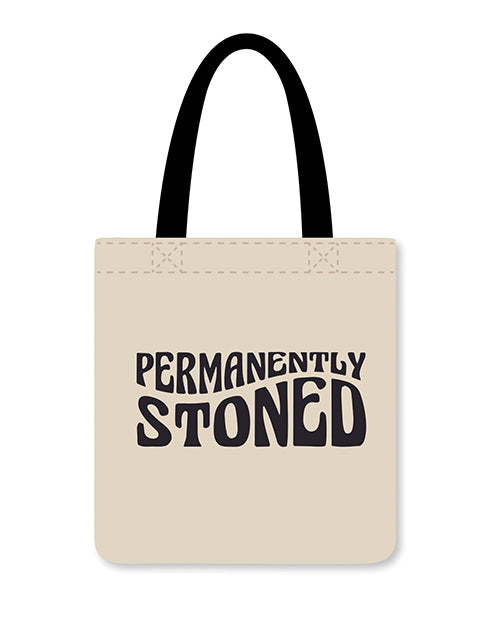 Kush Kards Permanently Stoned Reusable Tote - Black/White More