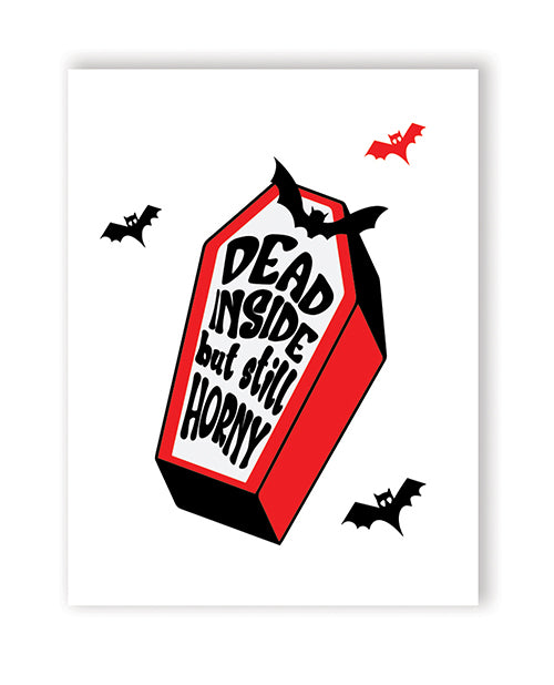 Kush Kards Dead Inside But Still Horny Sticker - Pack of 3 Novelties