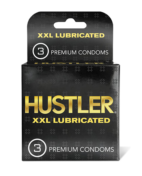 Lbc Products INC Hustler XXL Lubricated Premium Condoms - Pack of 3 More