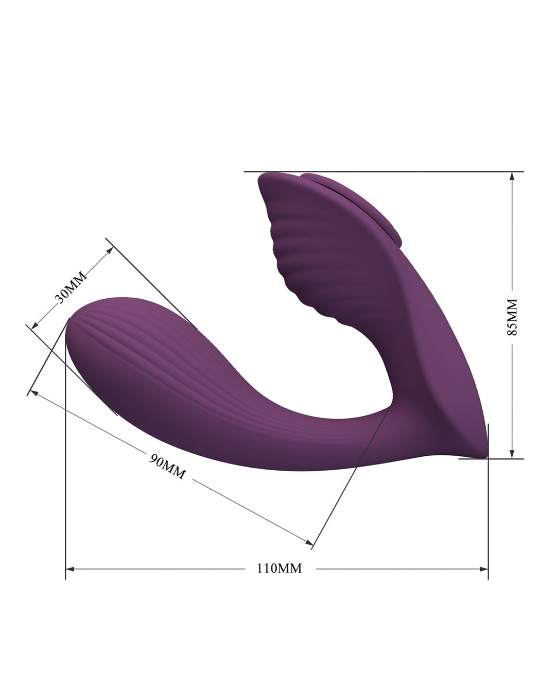 Liaoyang Baile Health Care Produ Pretty Love Franz Magnetic App-Controlled Panty Vibe - Purple Sale