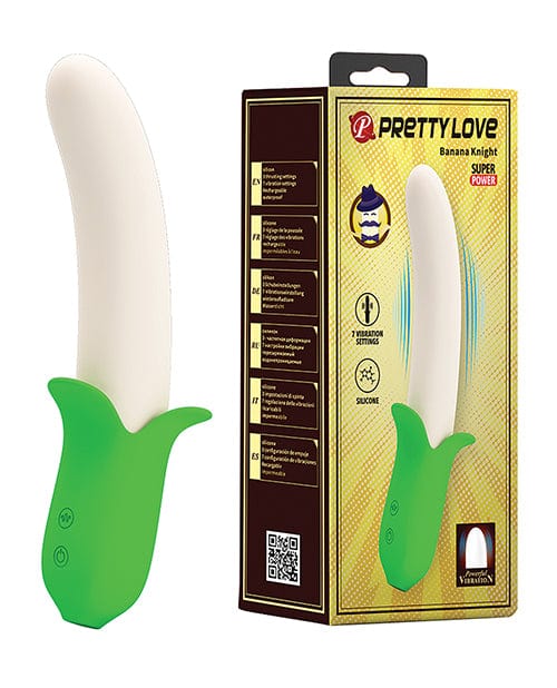 Liaoyang Baile Health Care Produ Pretty Love Banana Knight Vibrator - Green Vibrators