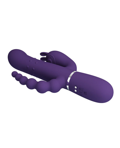 Liaoyang Baile Health Care Produ Pretty Love Cammy 4 in 1 Twinkled Tenderness - Purple Vibrators