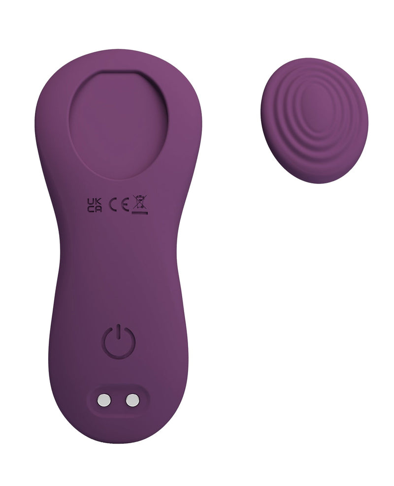 Liaoyang Baile Health Care Produ Pretty Love Mane Magnetic App- Controlled Panty Vibe - Purple Vibrators