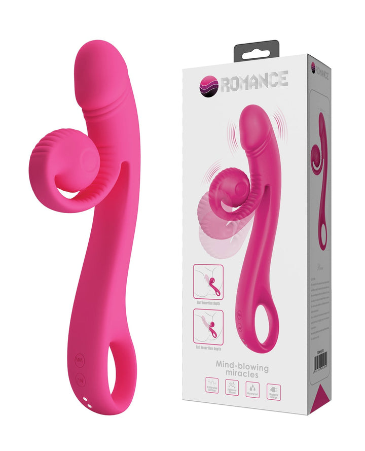 Pretty Love Romance Beau Snail Rabbit - Hot Pink OrchidToys.com Pretty Love Romance Beau Snail Rabbit - Hot Pink OrchidToys.com