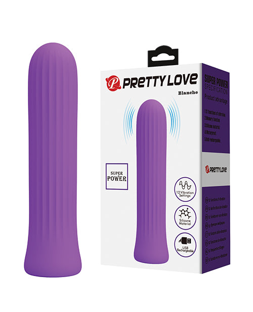 Liaoyang Baile Health Care Produ Pretty Love Super Power Blanche Bullet - Purple Vibrators