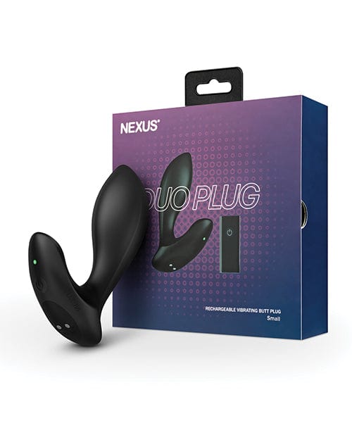 Libertybelle Marketing Nexus Duo Vibrating Butt Plug - Black Anal Toys