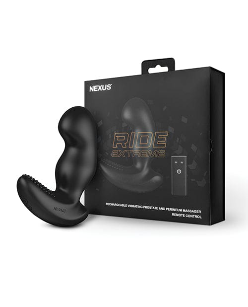 Libertybelle Marketing Nexus Ride Extreme Vibrating Prostate & Perineum Massager - Black Anal Toys