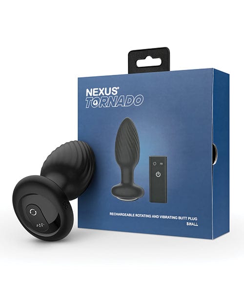 Libertybelle Marketing Nexus Tornado Rotating & Vibrating Butt Plug - Black Anal Toys