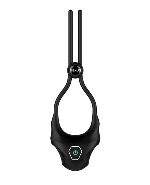 Libertybelle Marketing Nexus Forge Single Lasso Vibrating Cock Ring - Black Penis Toys