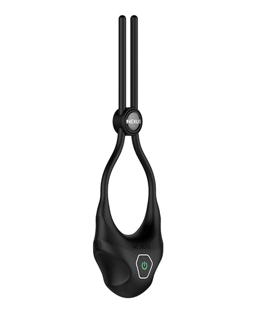 Libertybelle Marketing Nexus Forge Single Lasso Vibrating Cock Ring - Black Penis Toys