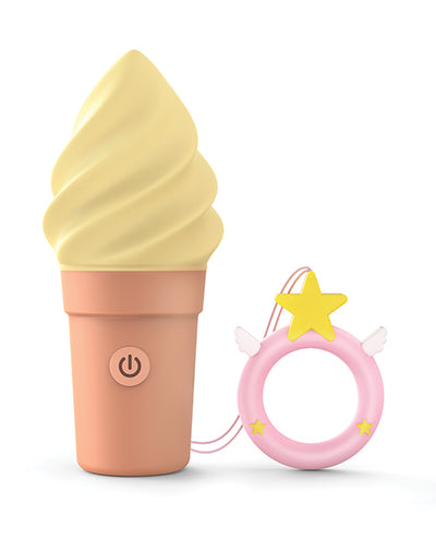 Love to Love Love to Love Cand'ice Ice Cream Cone Stimulator - Vanilla Pop Vibrators