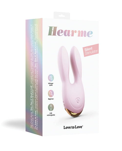 Love to Love Love to Love Hear Me Flexible Ear Stim - Baby Pink Vibrators