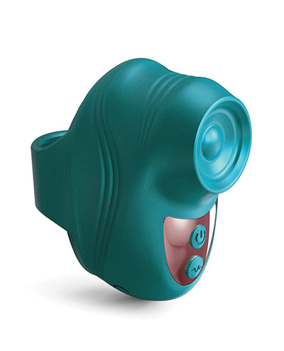 Love to Love Love to Love Kisscool Tapping Finger Vibe - Teal Me Vibrators